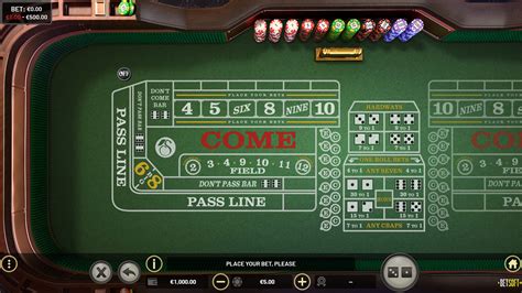 online craps available bets